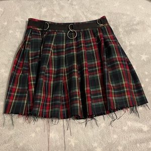 NWOT Current mood plaid skirt
